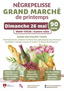 Affiche foire de printemps